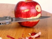 pic for Funny Apple Knife 